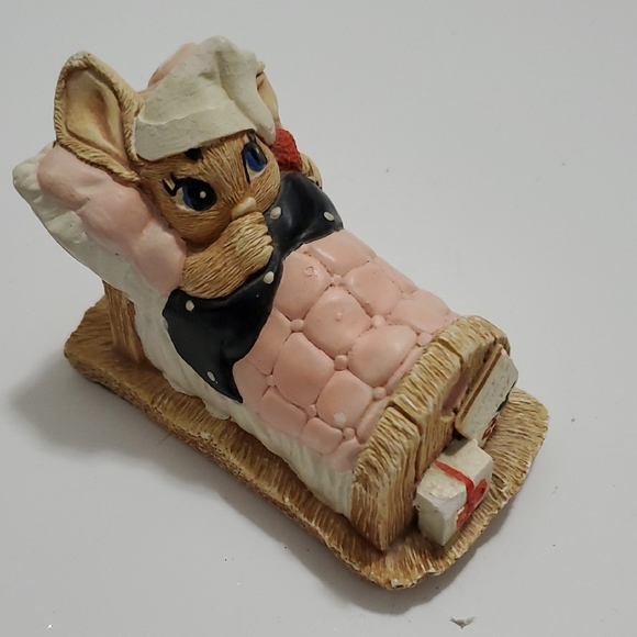 Set Of 2 Vintage Ceramic Rabbits - Picture 6 of 8